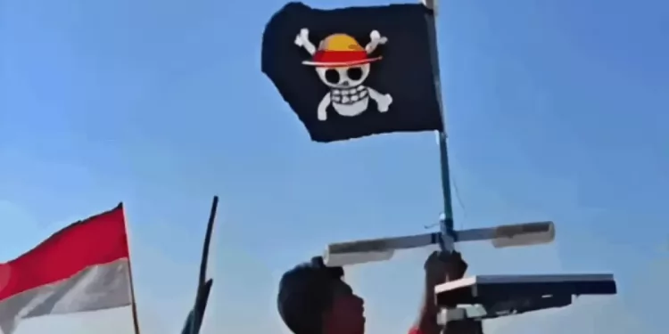 Bendera One Piece Warnai HUT RI, Istana Minta Jangan Gantikan Merah Putih
