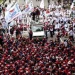 Demo buruh besar-besaran di Jakarta