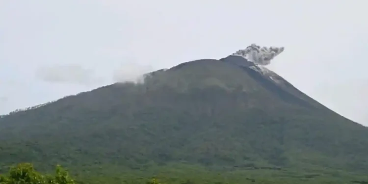 Gunung Ili Lewotolok Kembali Menunjukkan Aktivitas Vulkanik, Warga Diminta Waspada