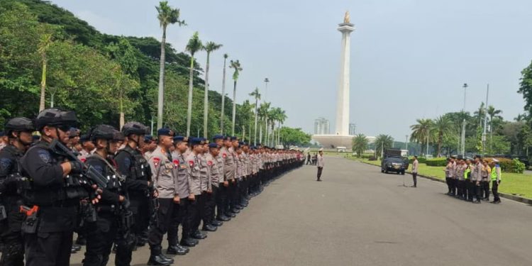 Demo Digelar di Sejumlah Titik Jakarta Pusat, 619 Personel Disiagakan