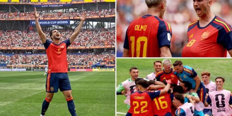 Spanyol Singkirkan Belgia 2-1, Gol Telat Mikel Merino Bawa La Roja ke Semifinal Piala Dunia 2026