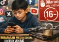 Larangan Media Sosial untuk Anak di Bawah 16 Tahun Jadi Sorotan, Publik Terbelah